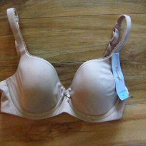 NWT- TRIUMPH Beige Perfectly Soft Smooth Skin Full Coverage Underwire Bra 36C